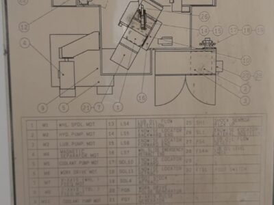 Retífica Cilíndrica CNC Angular Mitsubishi RD32-B